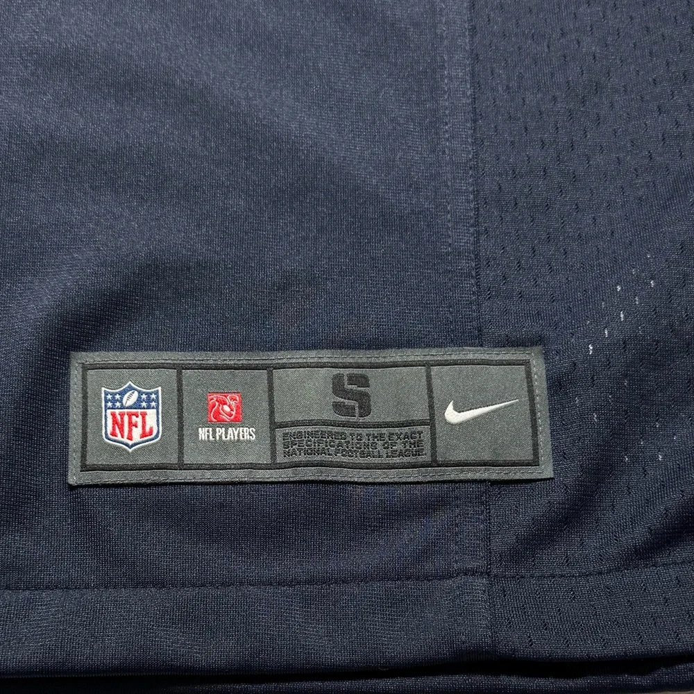 Nike Navy and Orange Men's Jersey - Picture 2 of 7